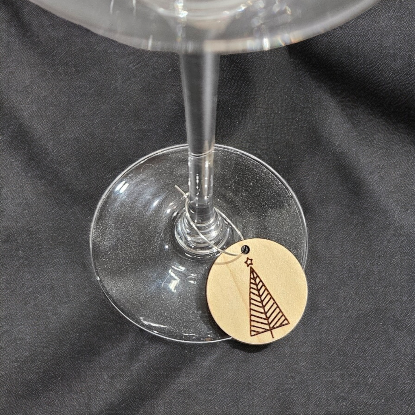 Christmas Tree Wine Charms