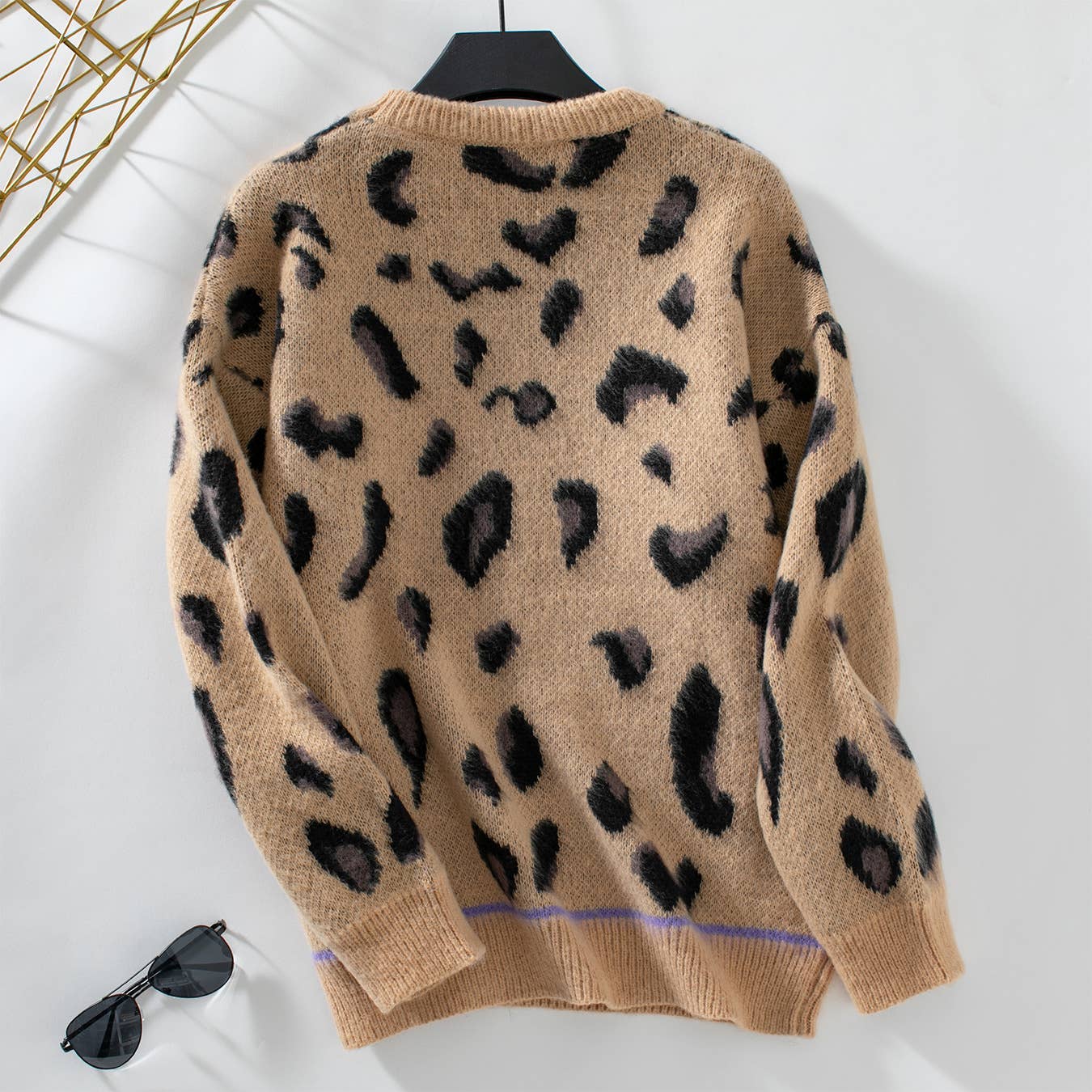 Soft Leopard Print Sweater