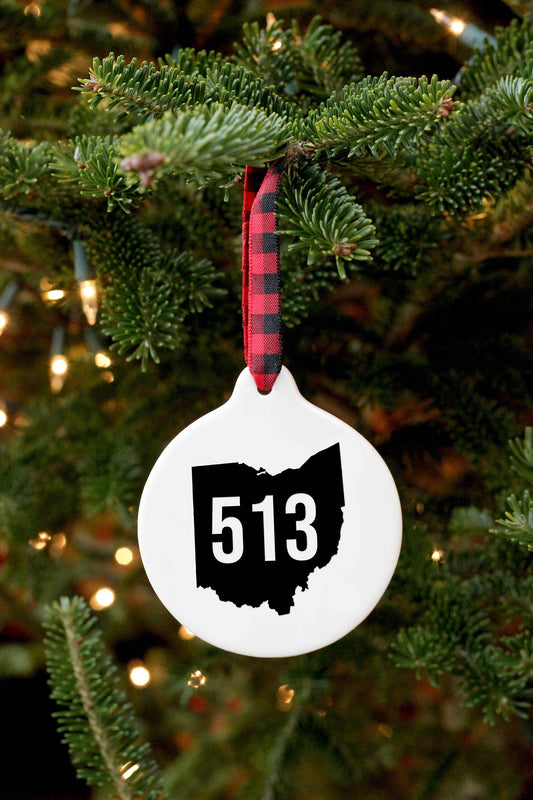 Cincinnati Ohio Ceramic Ornament