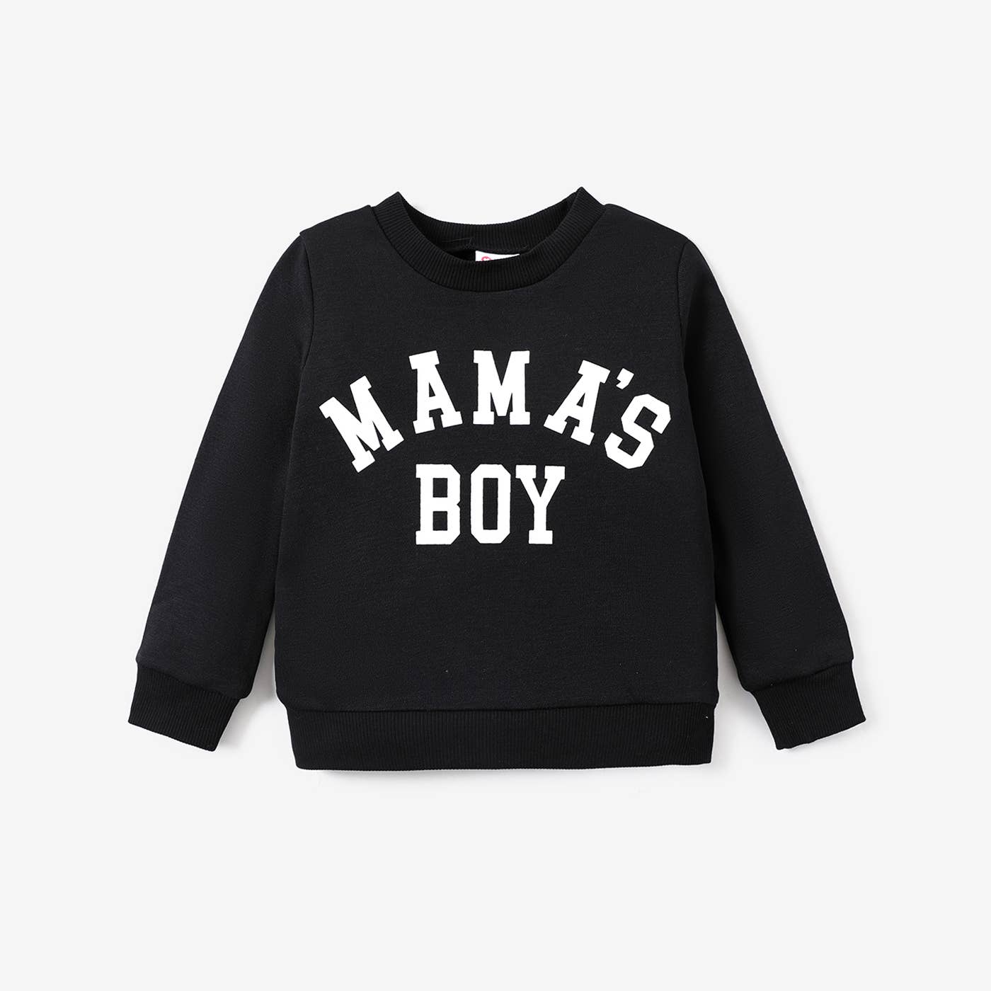 Black Mama's Boy Print Pullover