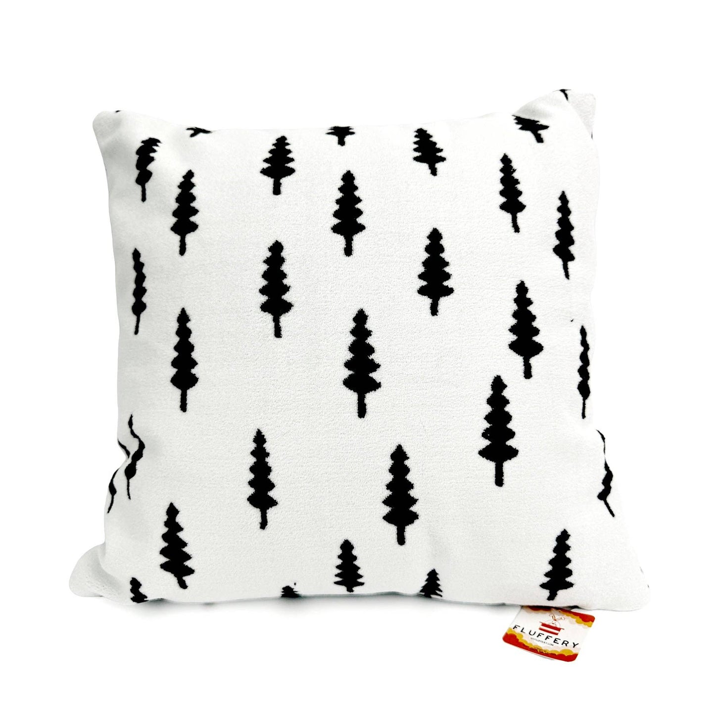 Cozy Pine Tree Throw Pillow