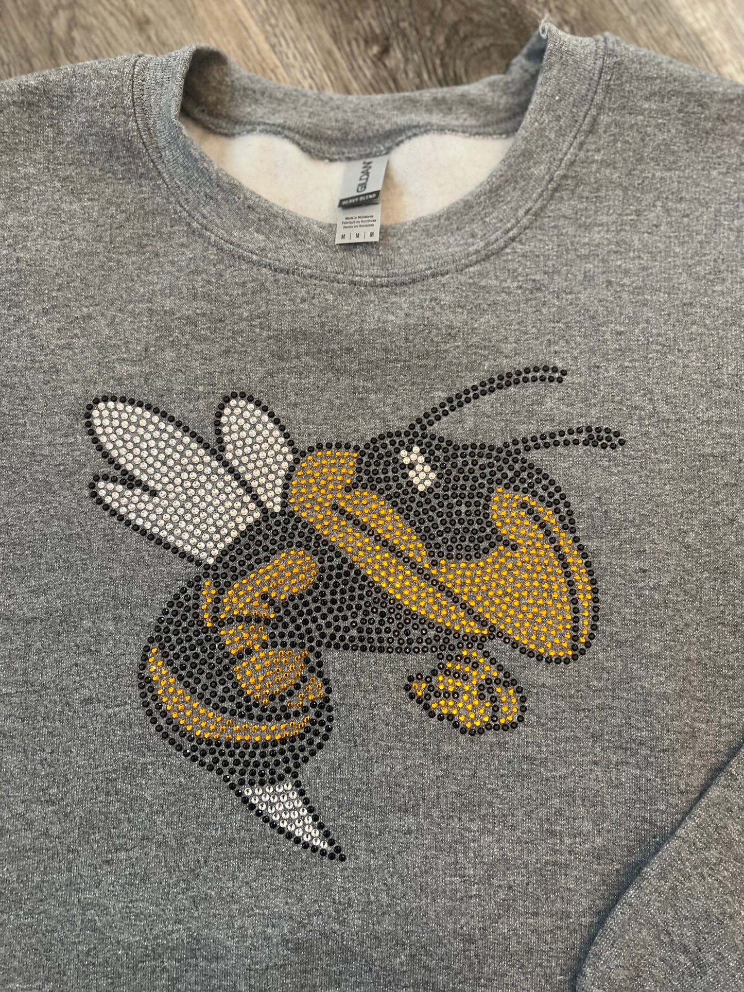 Yellowjacket Logo Sweatshirt-Gray