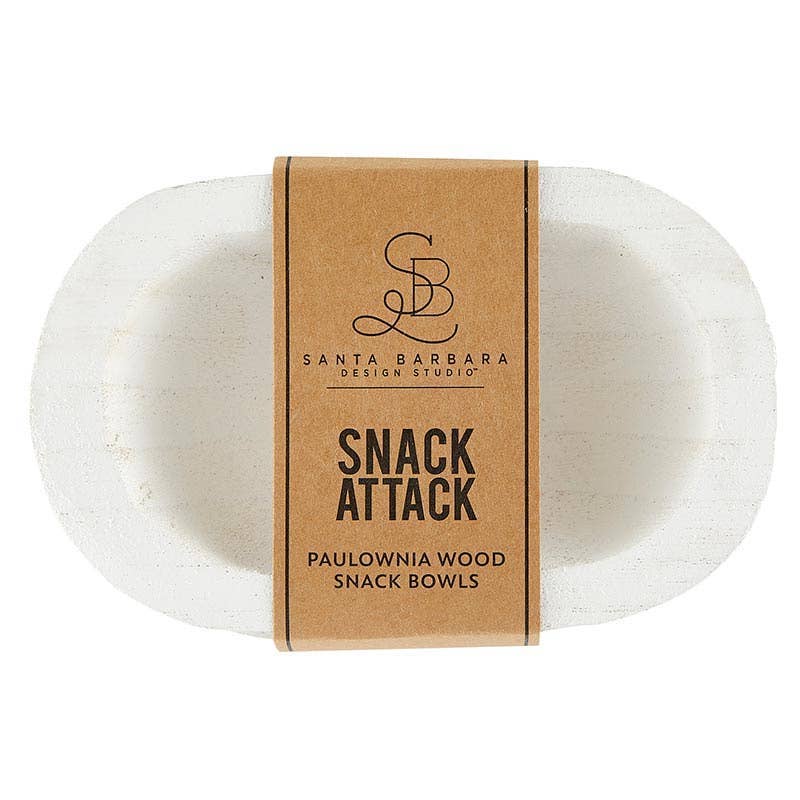 Paulownia wood  Dish Set -Snack Attack