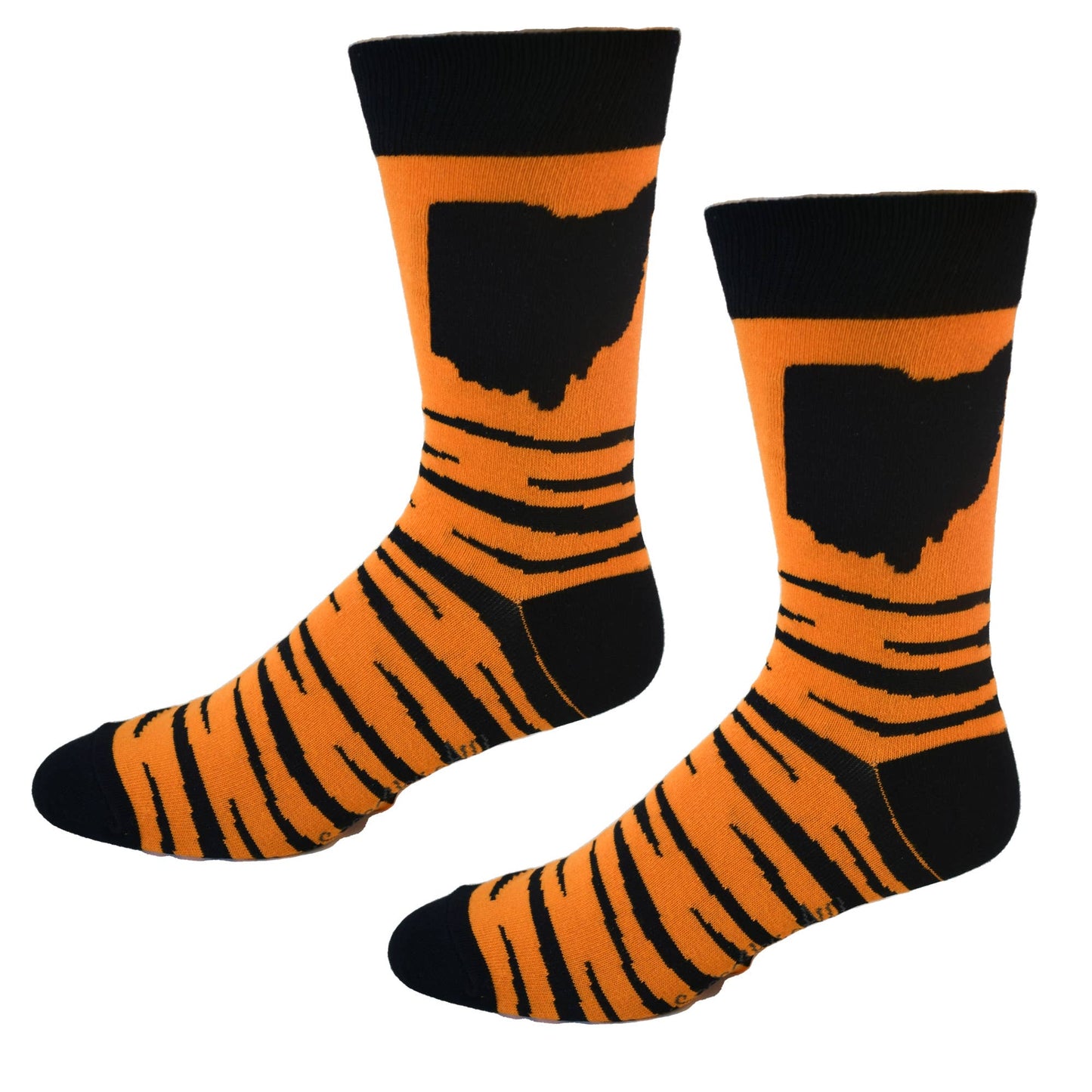 Ohio Bengals Stripes Men's Socks