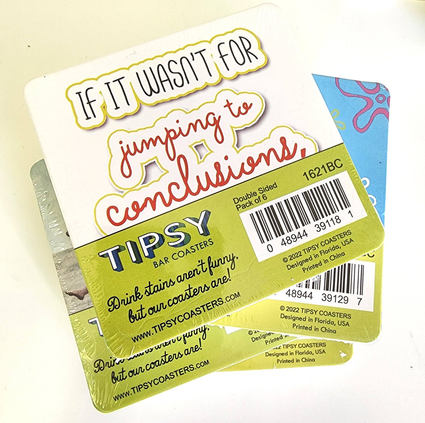 "Housework wont kill you" Paper Coaster 6 Pack