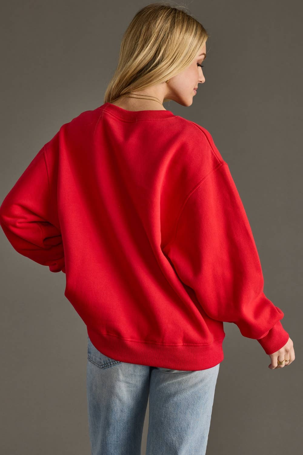 Red Merry Sweatshirt