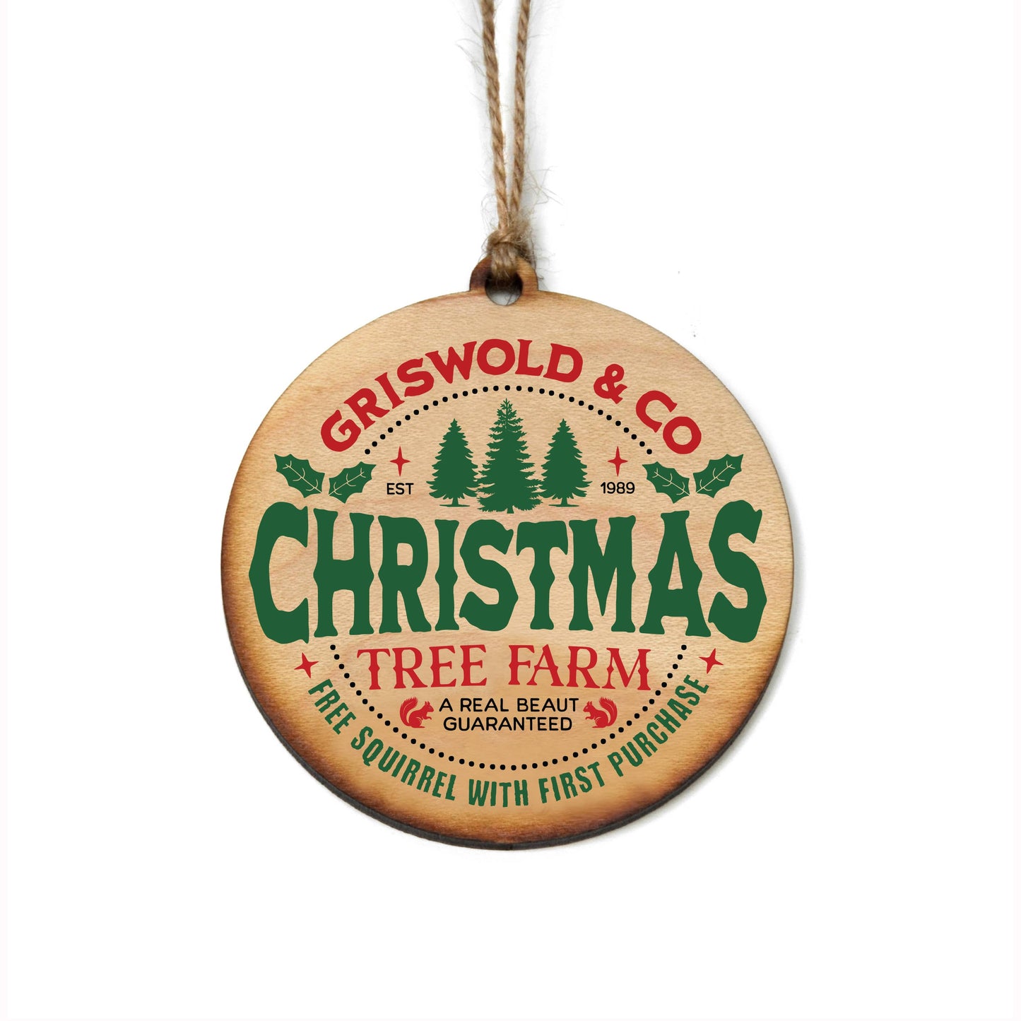Christmas Tree Farm Griswold & Co Holiday Ornament