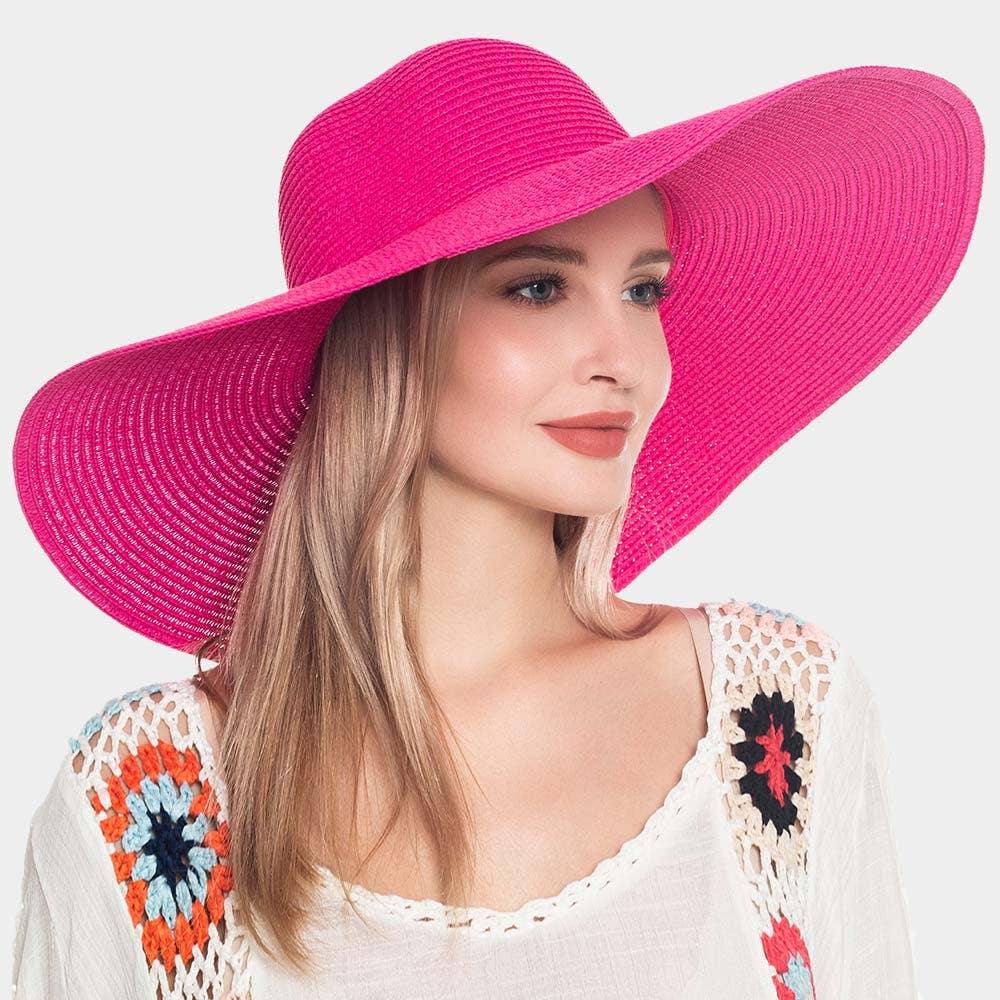 Solid Straw Sun Hat
: Beige
