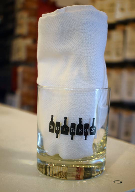 Bourbon on Bottles Rocks Glass