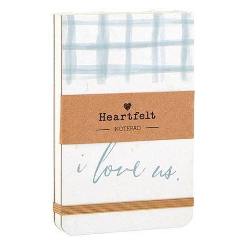 "I Love Us" 3x5 Hardcover Notepad