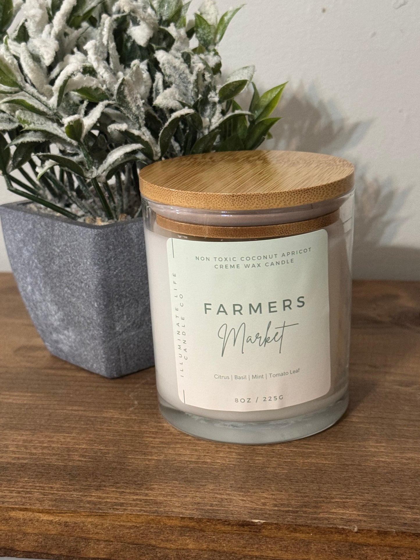 Farmers Market Illuminate Life Candle