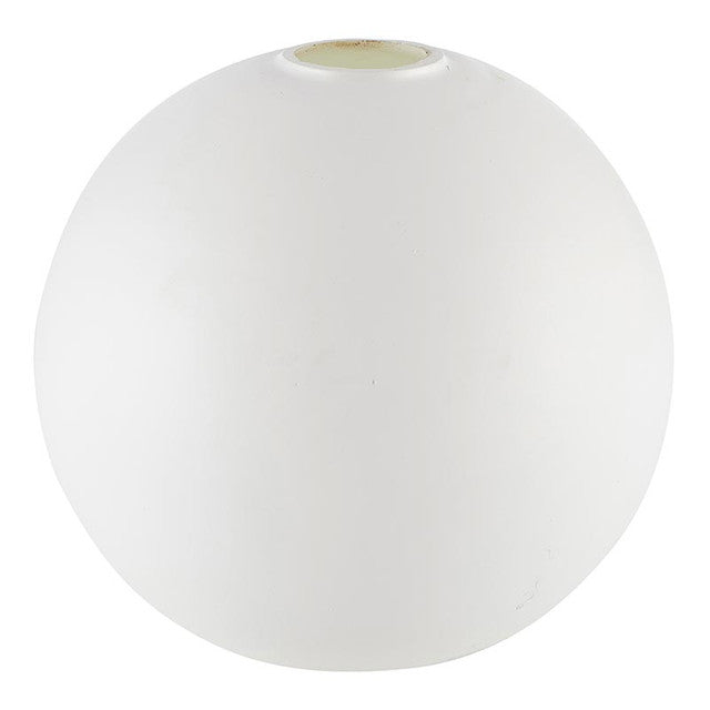 White Matte Round Vase