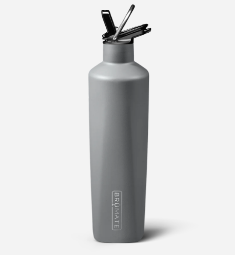 Brumate Matte Gray 25 oz,. Rehydration Bottle