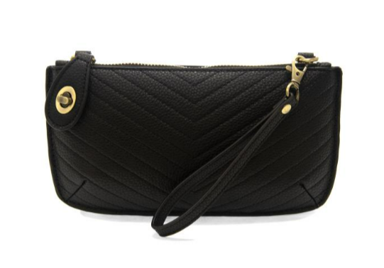 Black Quilted Mini Crossbody Bag