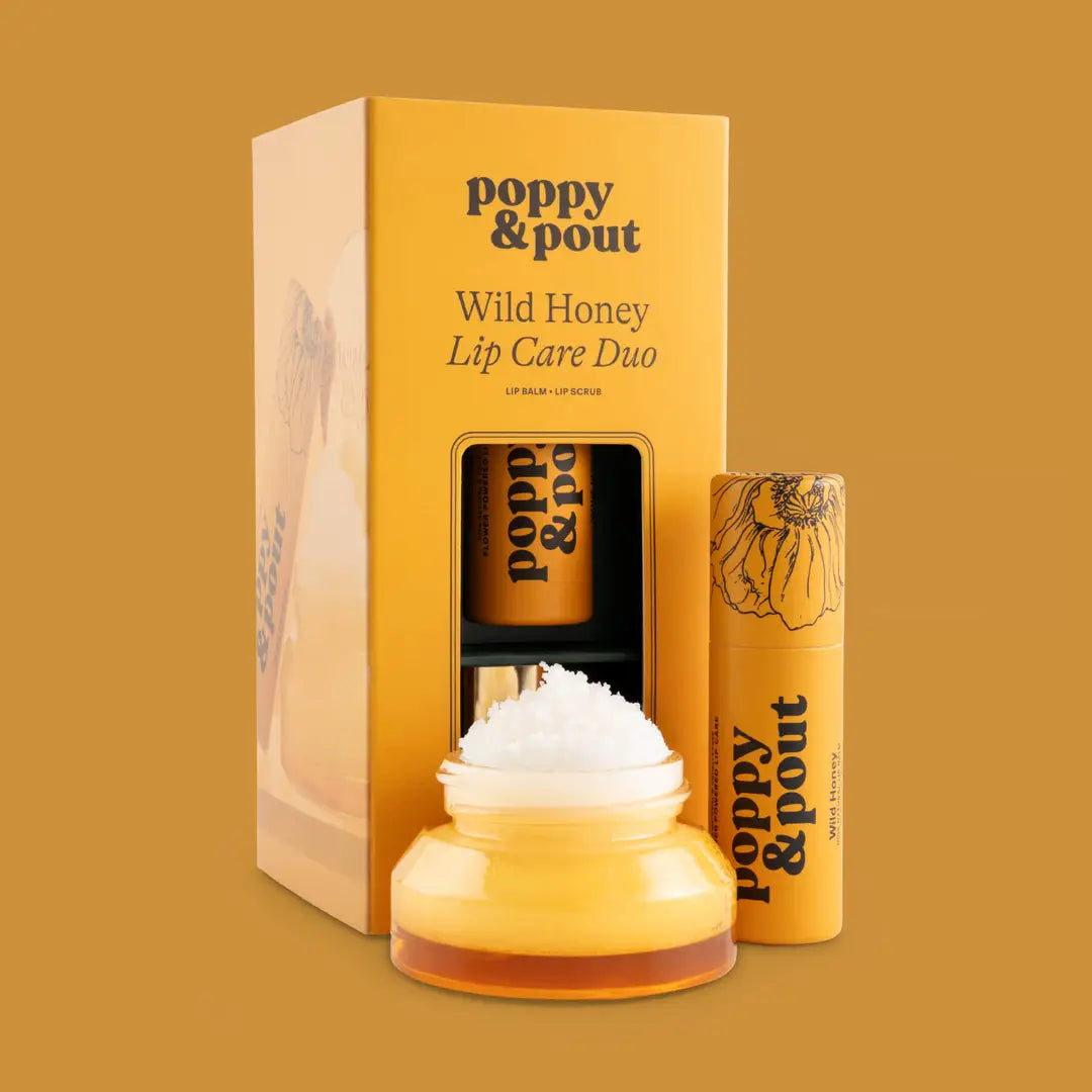 Poppy & Pout Lip Care Duo: Wild Honey