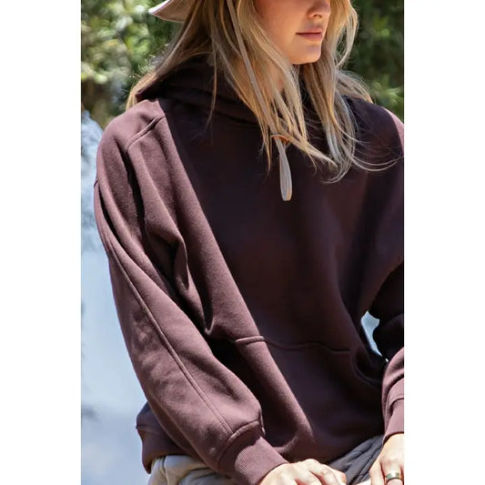 Espresso Modal Scuba Luxe Half Zip