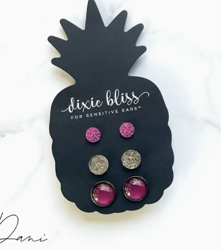 Purple Pride Earring Set