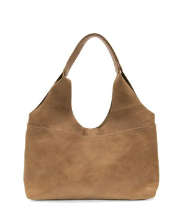 Tan Val 4-Pocket Hobo Bag, with Removable Crossbody