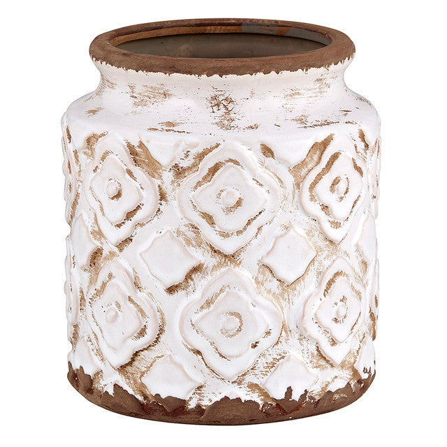 Cream Cylinder Vase