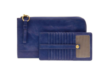 Monaco Blue Karina Convertible Wristlet & Wallet