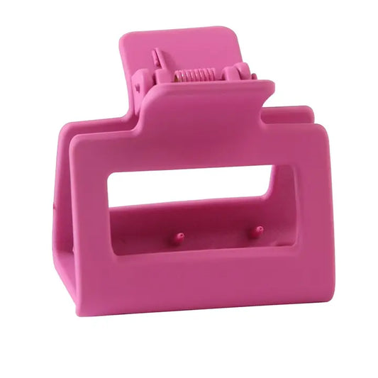 Pink Square Macaron Shark Clip