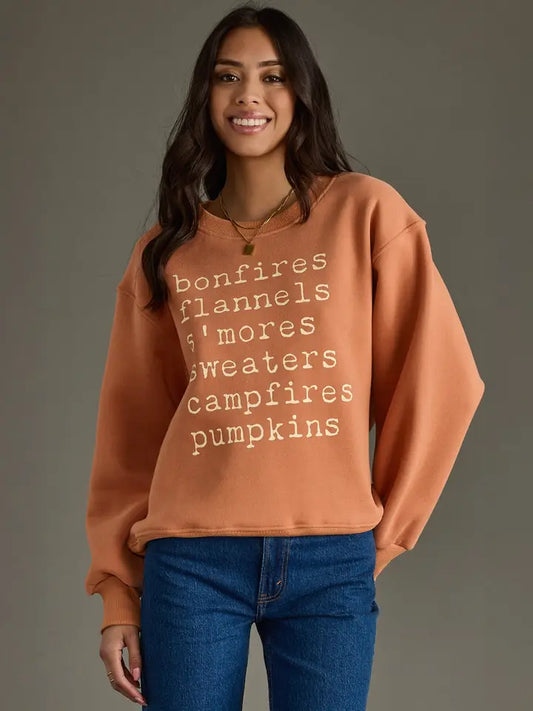 Rust Bonfire Sweatshirt