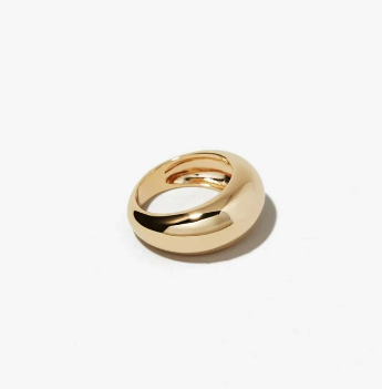 Gold Round Ring