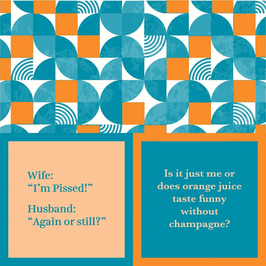 "Orange Juice Without Champagne" Funny Cocktail Napkin