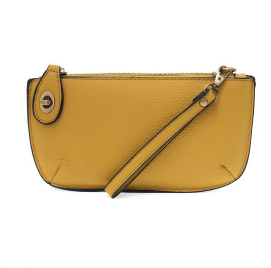 Mustard Mini Crossbody/Wristlet Bag