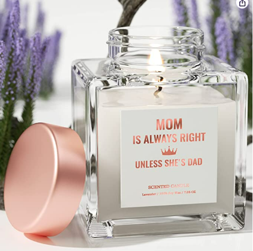 SALE "Mom is Always Right Candle"