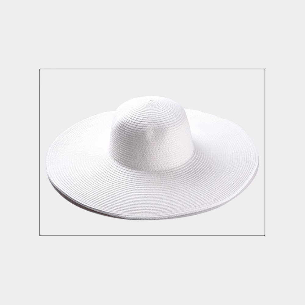 Solid Straw Sun Hat
: Beige