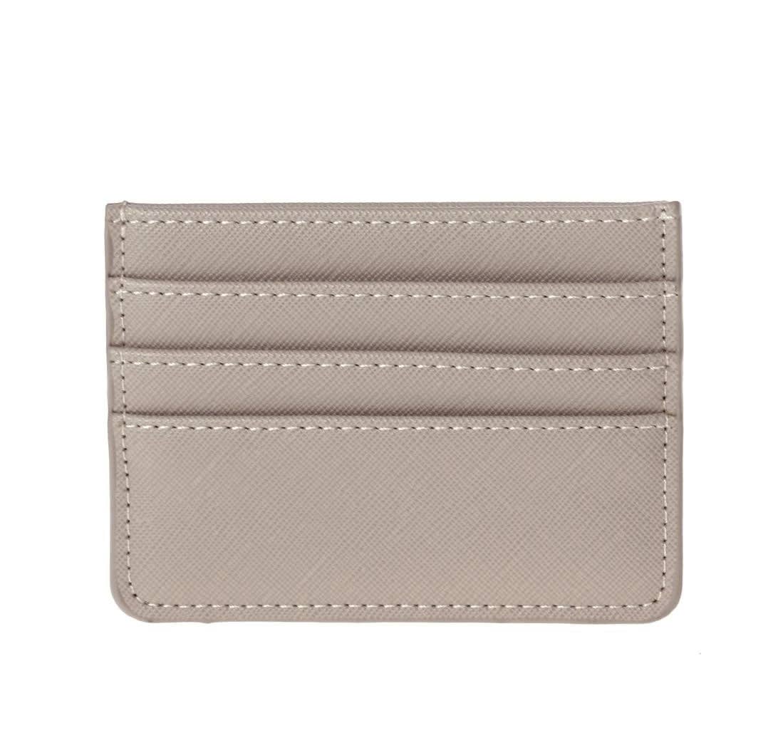 Beige Multi Slotted Cardholder/Wallet