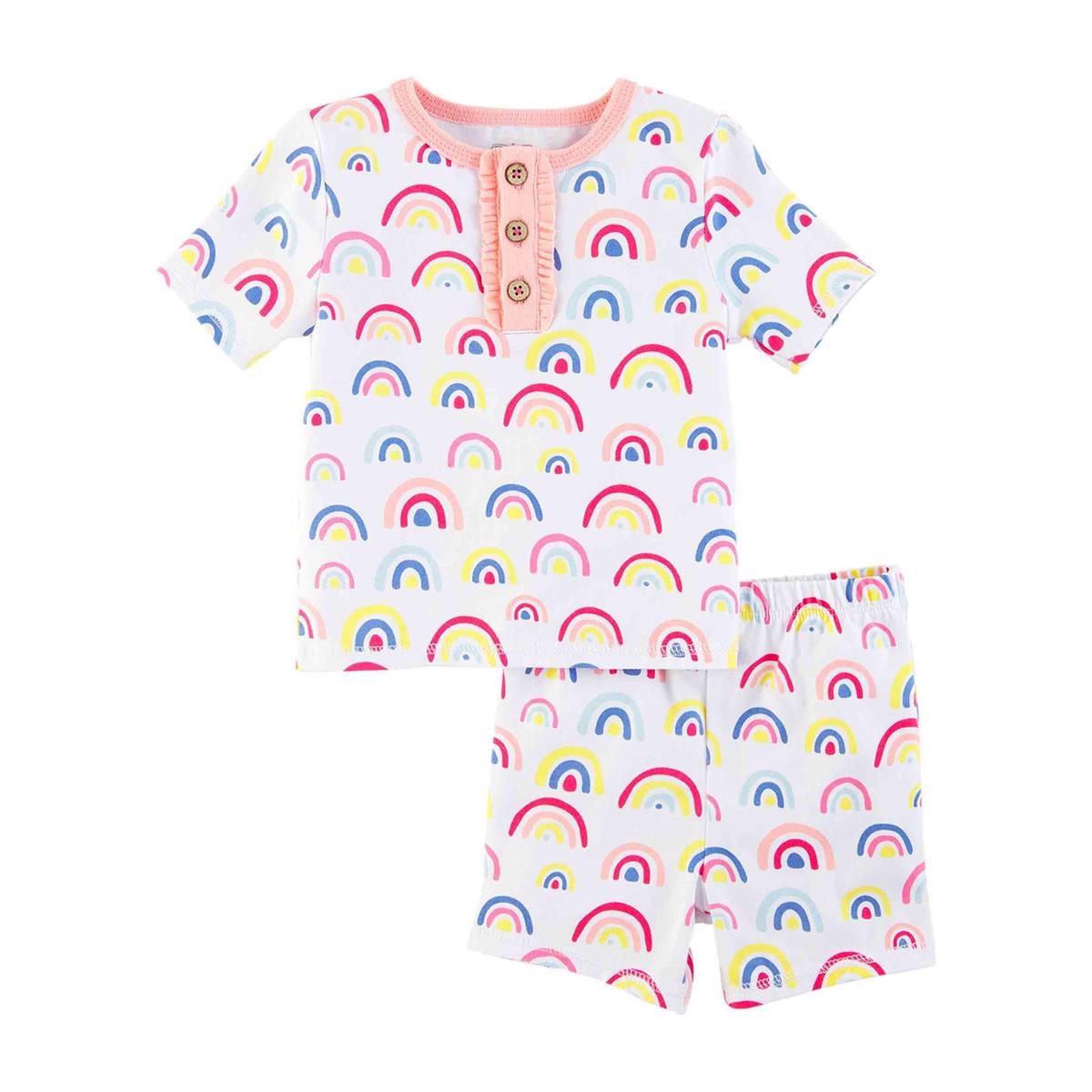 Baby Rainbow Pajama Set: 9-12 Months