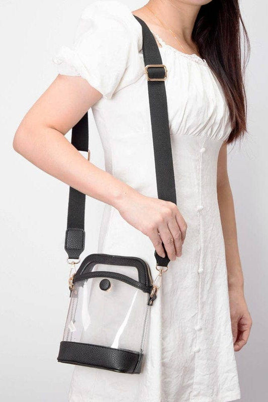 Leopard Clear Mini Crossbody Bag