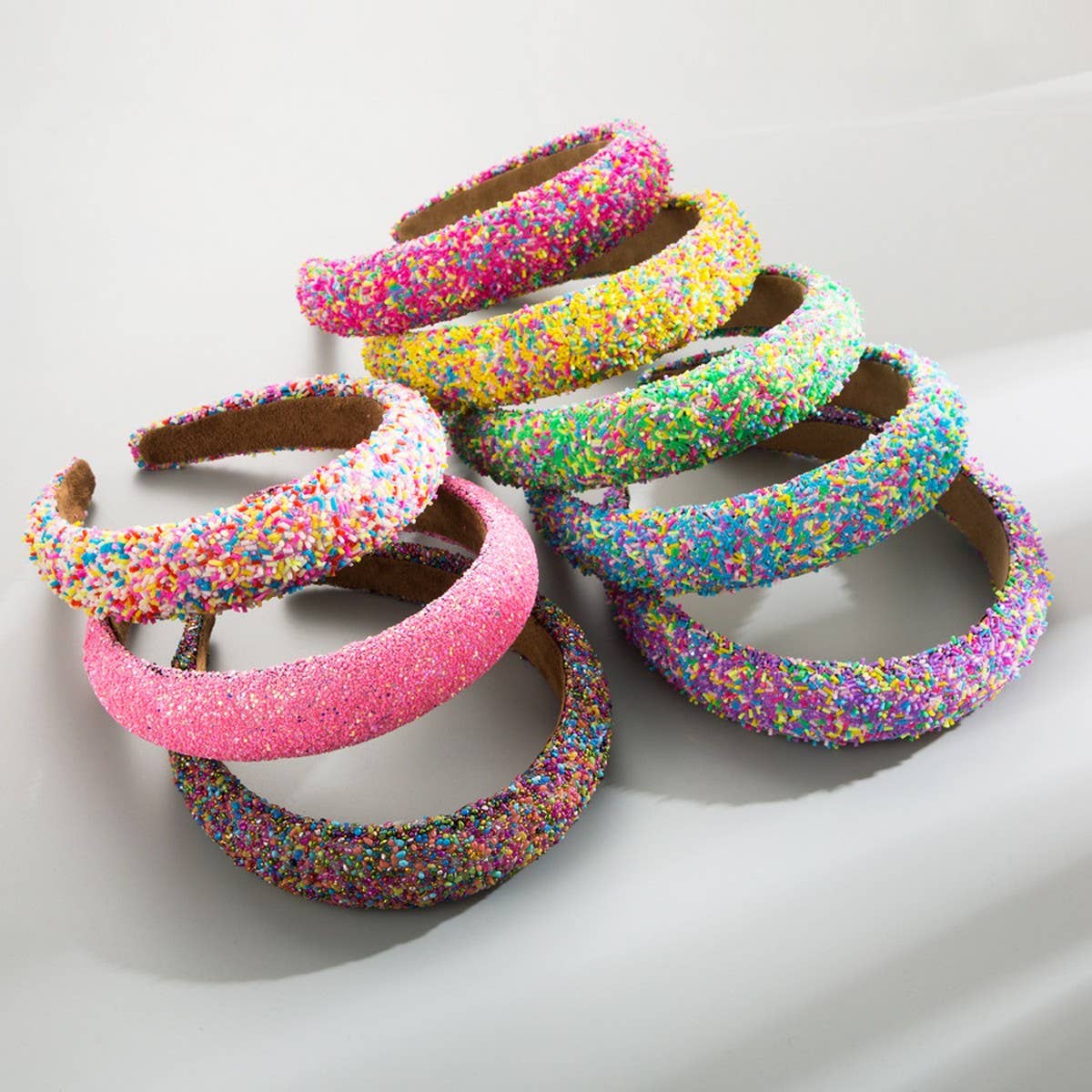 ICE CREAM CAKE ROUND HEAD HOOP HEADBAND_CWAHA07282: ROSE / (OS) 1