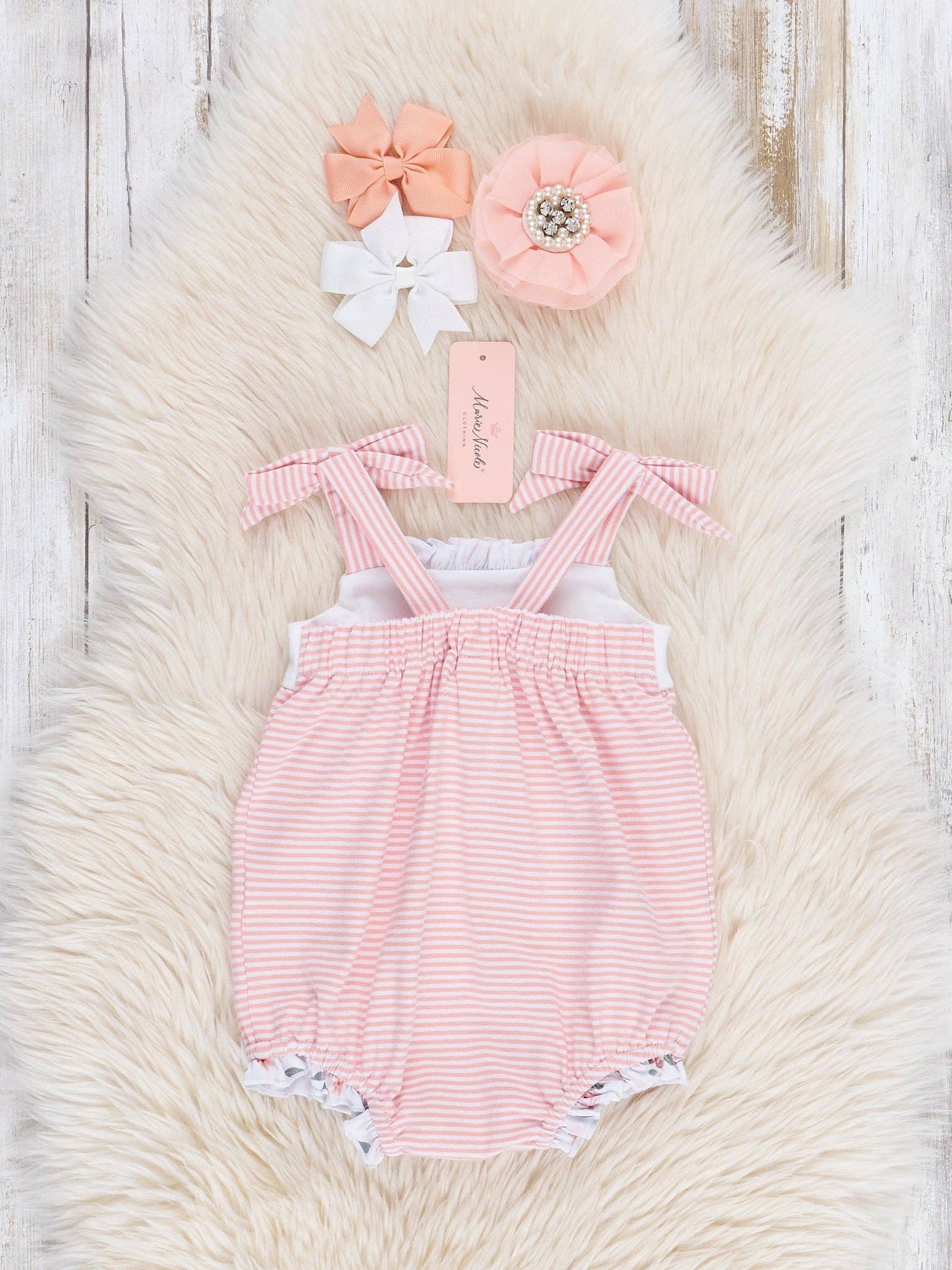 Blushing Bouquets Tank Ruffle Bubble Romper