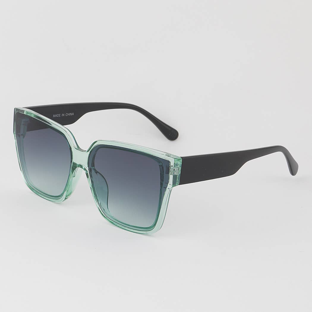 Minimal Gradient Square Sunglasses