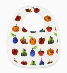Very Hungry Caterpillar Fruit 2-Layer Reversible Bib