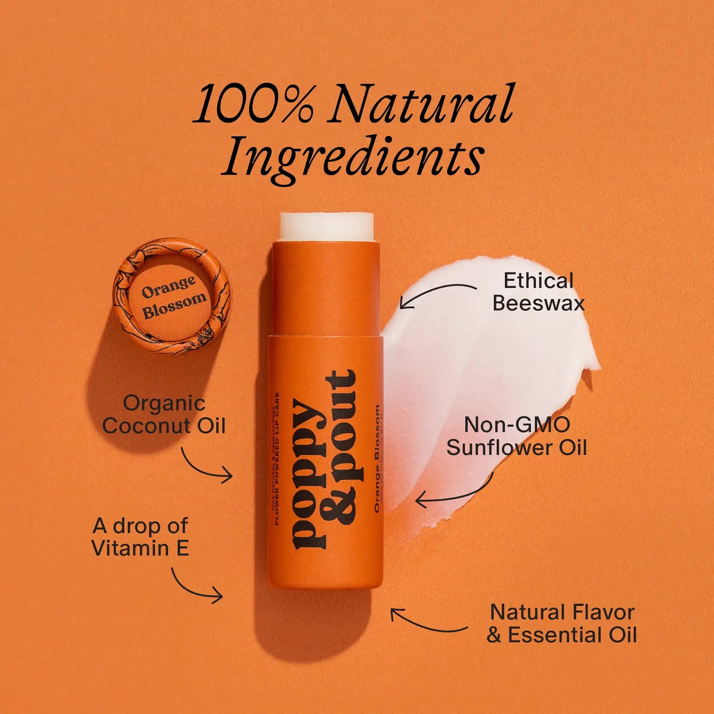 Poppy & Pout Lip Care Duo: Orange Blossom