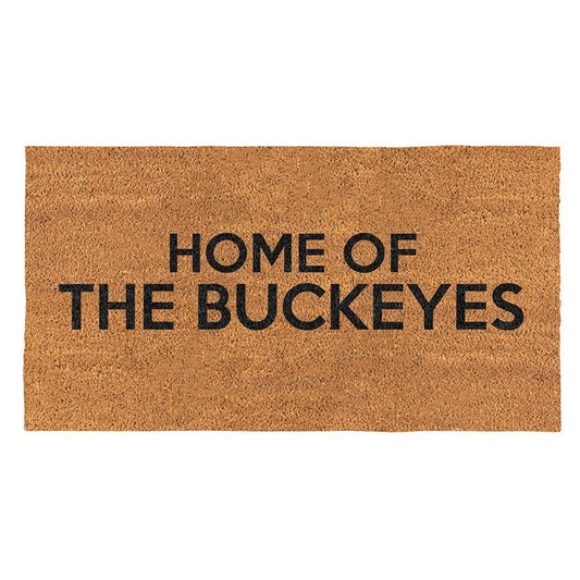 "Home Of The Buckeyes" Door Mat