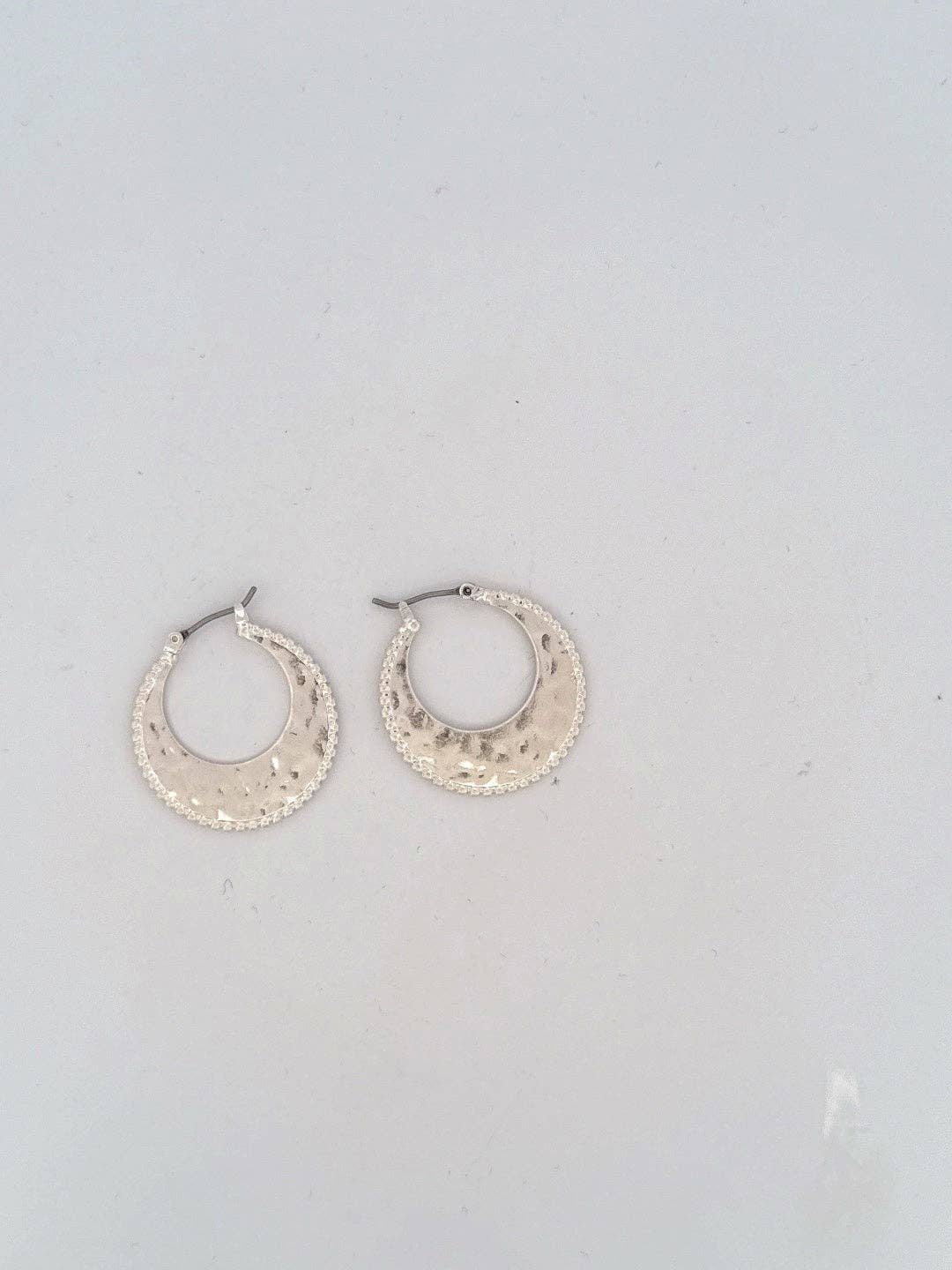 Silver Toni Hoop
