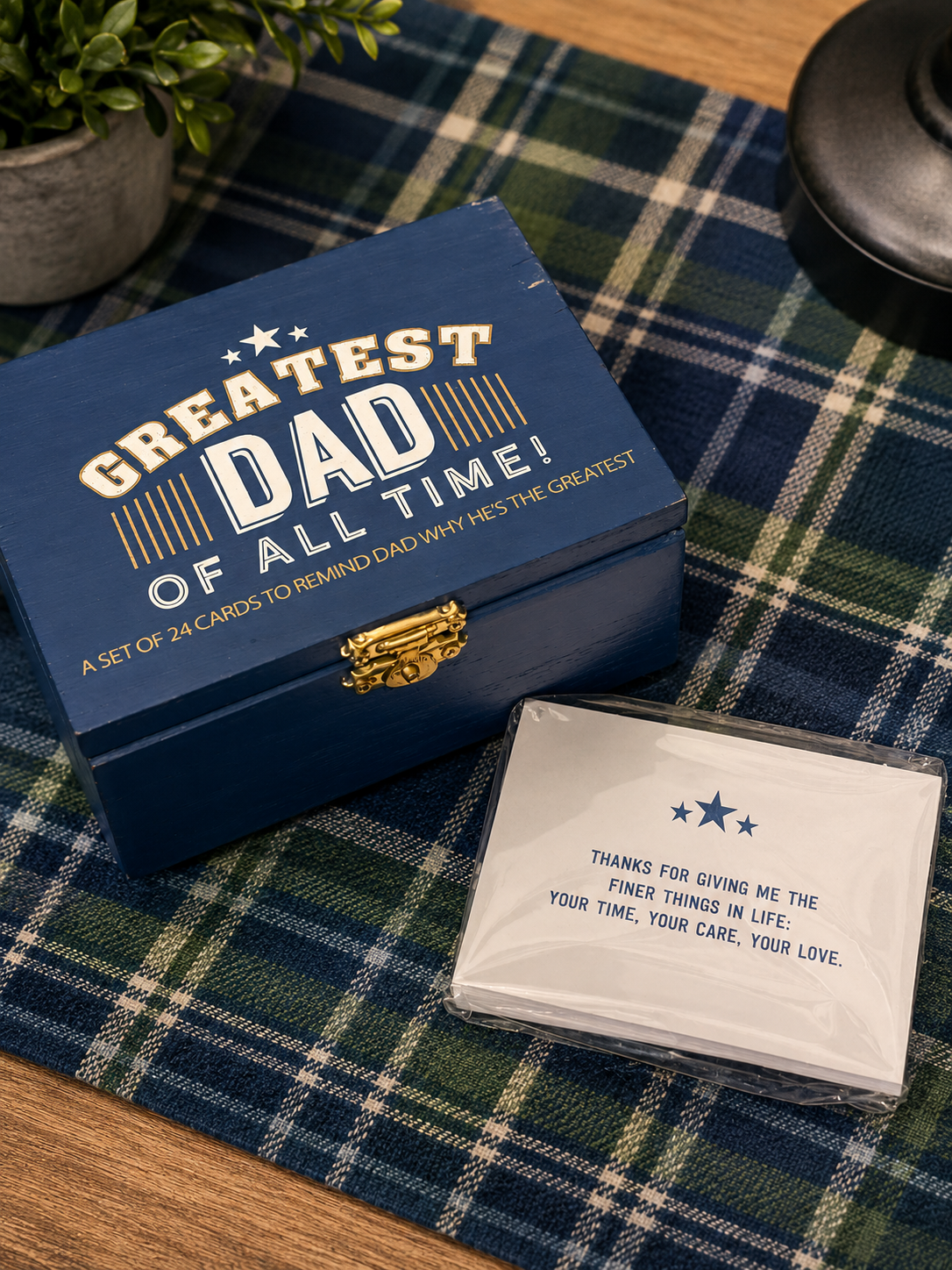 Greatest Dad of all Time Box and Card Set