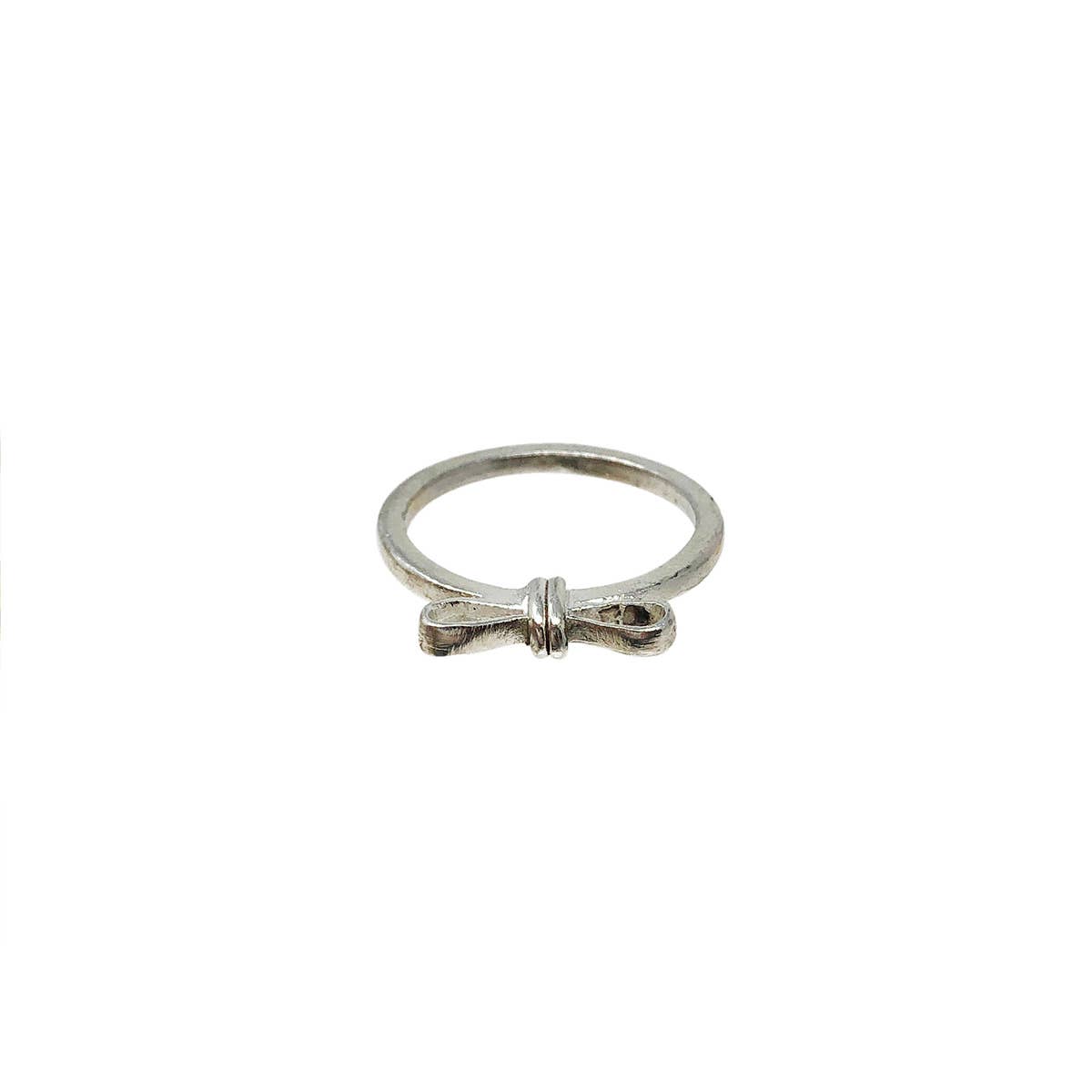 Wrapped Bow Ring - Silver