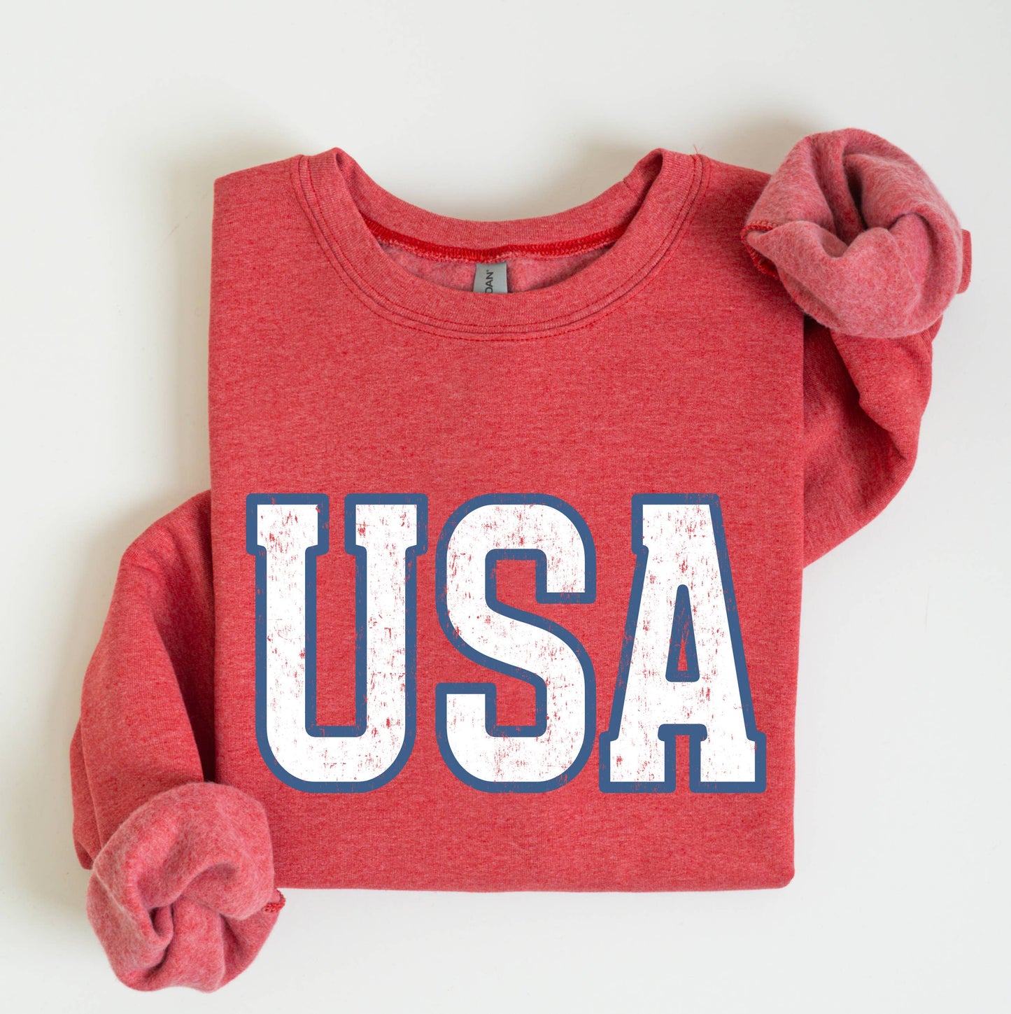 USA Sweatshirt Vintage Patriotic Sweatshirt