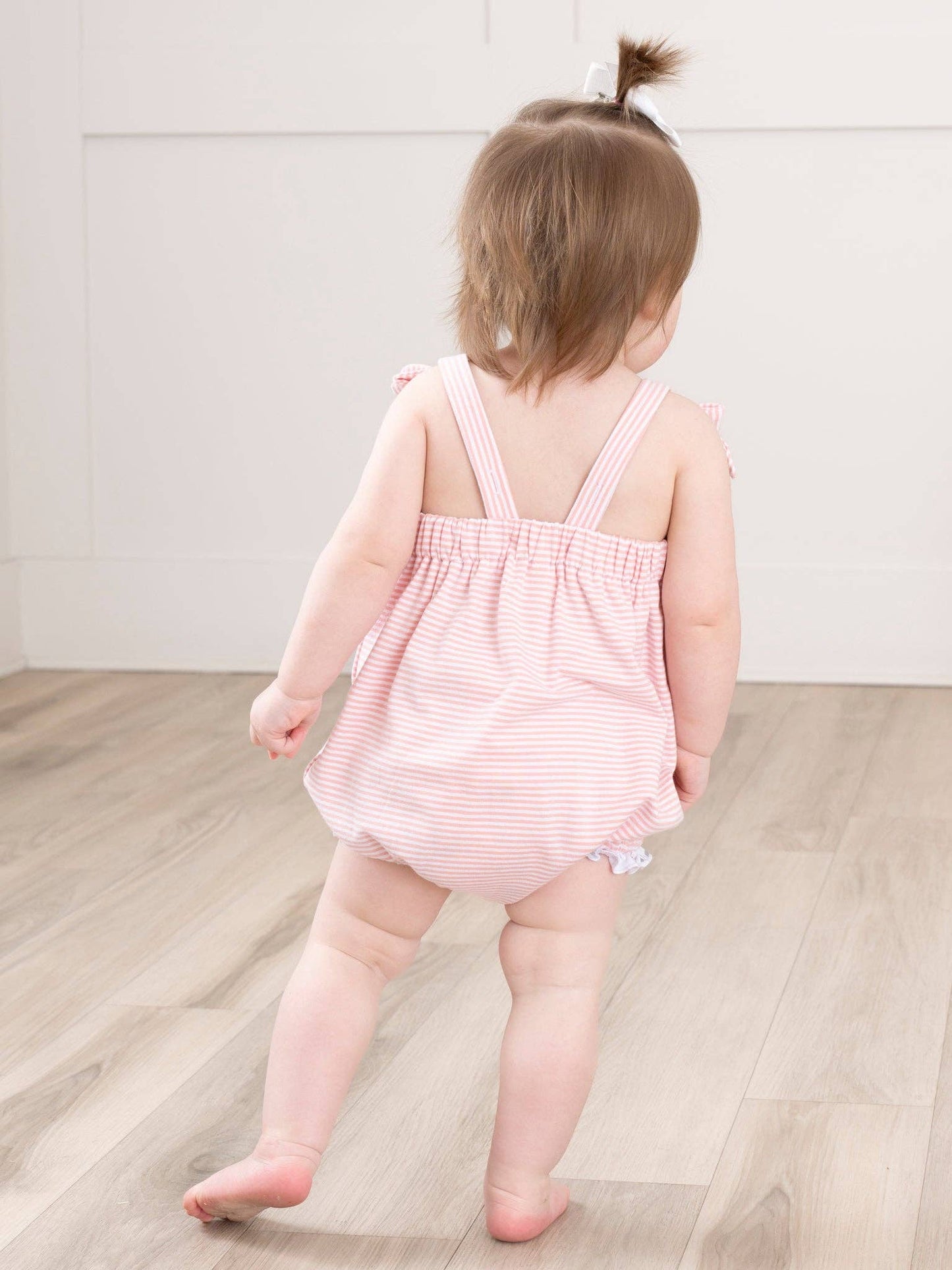 Blushing Bouquets Tank Ruffle Bubble Romper
