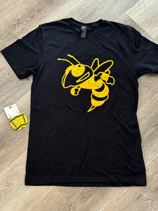 Black Yellowjacket  T-Shirt