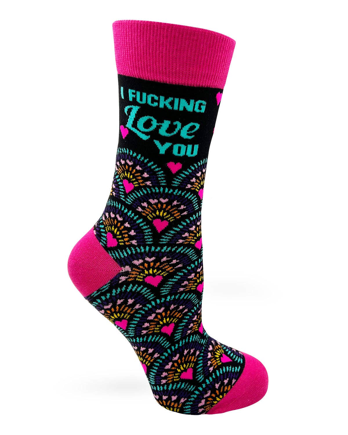 I Fucking Love You Women's Crew Socks