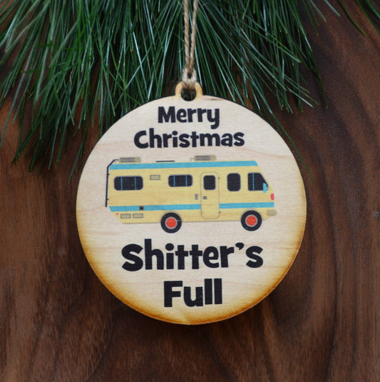 Shitter's Full Christmas Ornament