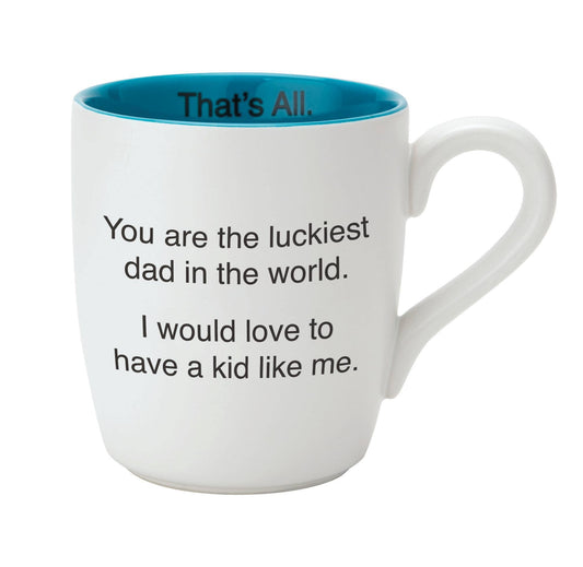 "Luckiest Dad In The World" Mug