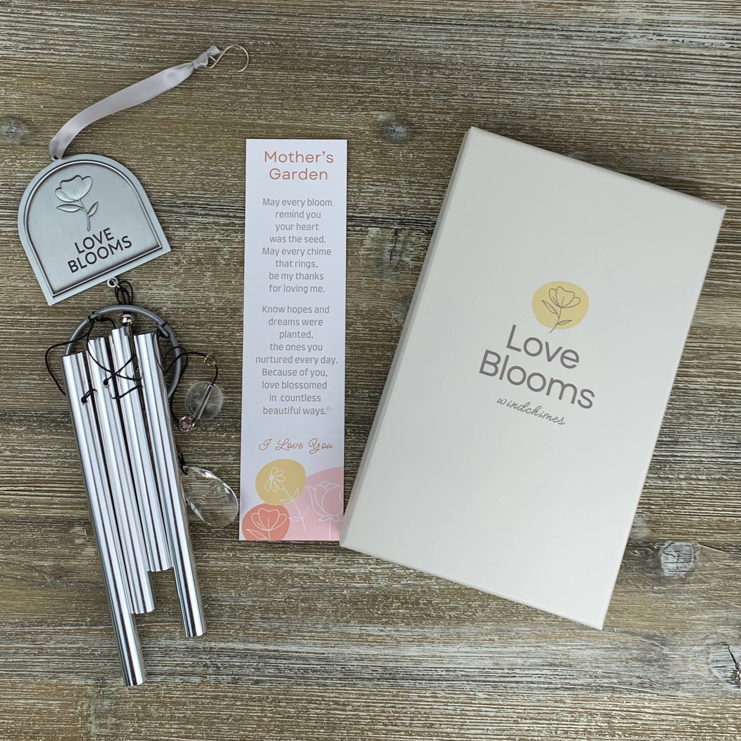 Mother's Garden: Love Blooms Gift for Mom Windchime